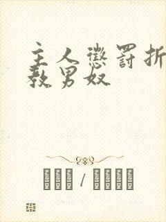 主人惩罚折磨调教男奴封面