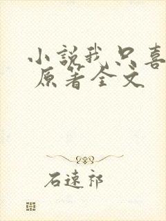 小说我只喜欢你 原著全文