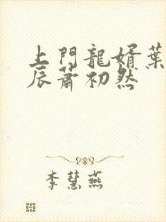 上门龙婿叶辰叶辰萧初然