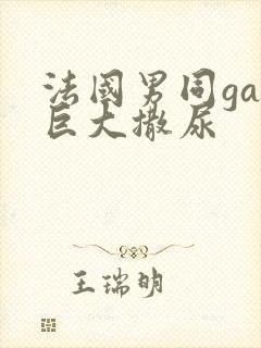 法国男同gay巨大撒尿