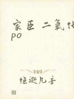家臣 二氧化钛po封面