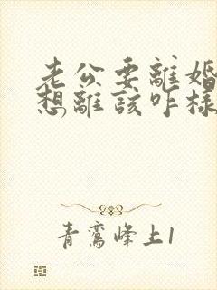 老公要离婚我不想离该咋样挽救