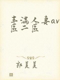 丰满人妻av一区二区