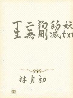丁二狗的妖孽人生无删减txt