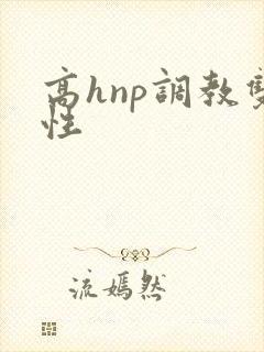 高hnp调教双性