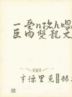 一受n攻h嗯啊巨肉双龙文封面