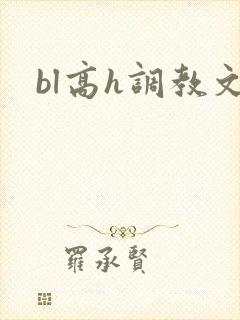 bl高h调教文