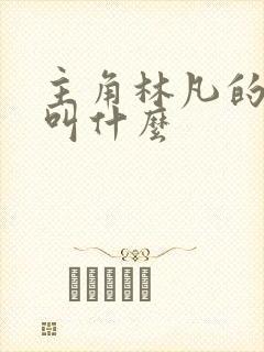 主角林凡的小说叫什么