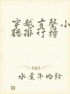 穿越有声小说收听排行榜