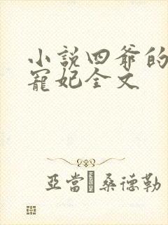 小说四爷的心尖宠妃全文