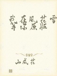 我在风花雪月里等你原版