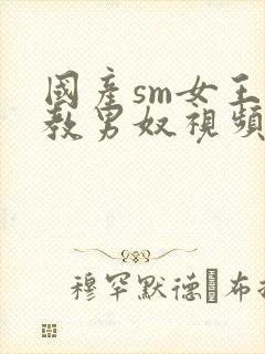 国产sm女王调教男奴视频