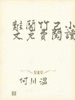 难哄竹己小说全文免费阅读