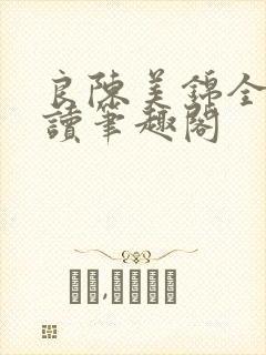 良陈美锦全文阅读笔趣阁