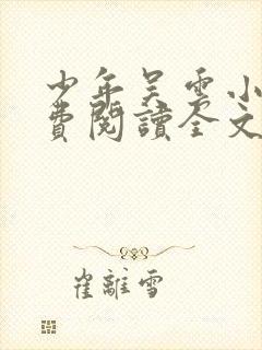 少年吴云小说免费阅读全文