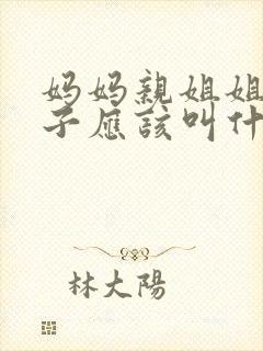 妈妈亲姐姐的儿子应该叫什么封面