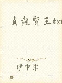 贞观贤王txt