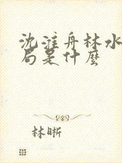 沈淮舟林水伊结局是什么
