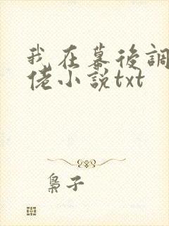 我在幕后调教大佬小说txt