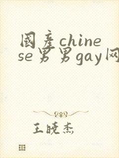 国产chinese男男gay网