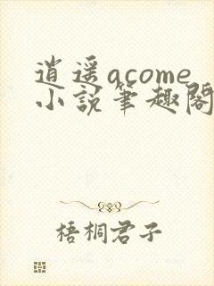 逍遥acome小说笔趣阁在线阅读