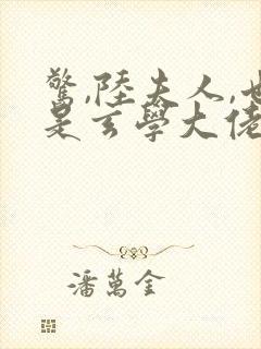惊,陆夫人,也是玄学大佬