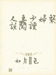人妻少妇系列小说阅读