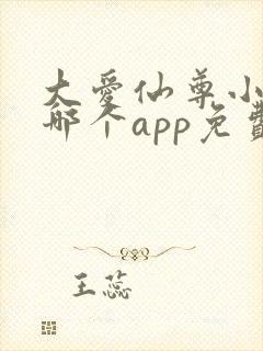 大爱仙尊小说在哪个app免费阅读