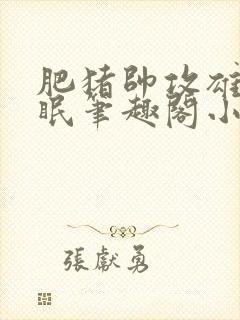 肥猪帅攻雄堕催眠笔趣阁小说