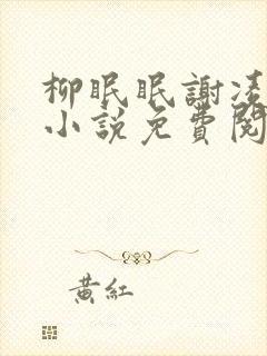 柳眠眠谢凌渊的小说免费阅读