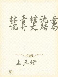 林青绾沈意欢陆沉舟大结局封面