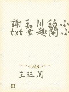 谢玉川的小母狗txt笔趣阁小说