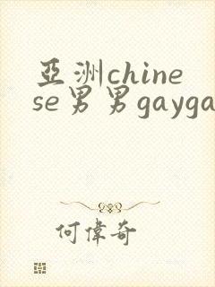 亚洲chinese男男gaygay网站