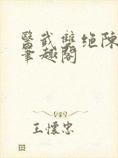 医武双绝陈天阳笔趣阁封面