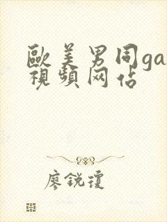 欧美男同gay视频网站