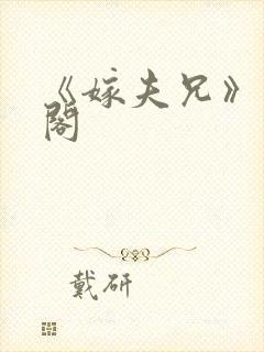 《嫁夫兄》笔趣阁封面