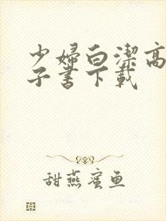 少妇白洁高义电子书下载
