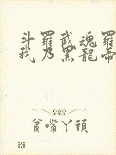 斗罗武魂罗三炮我乃黑龙帝君免费阅读