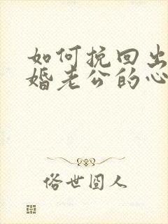 如何挽回出轨离婚老公的心封面
