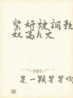 紫妍被调教成肉奴高h文