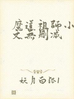 魔道祖师小说全文无删减