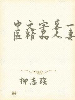 中文字幕一区二区精品人妻
