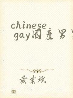 chinese gay国产男男