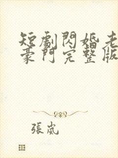 短剧闪婚老公是豪门完整版时长