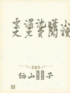 云湄沈晔小说全文免费阅读