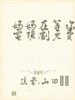 妈妈在等你全集电视剧免费观看