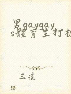 男gaygays体育生打桩机