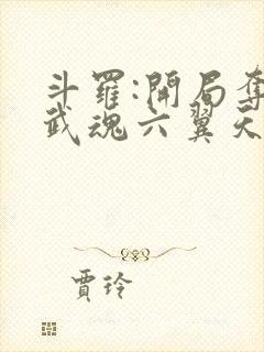 斗罗:开局夺舍武魂六翼天使封面