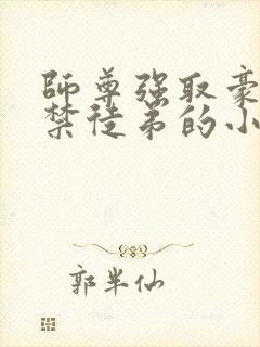师尊强取豪夺囚禁徒弟的小说