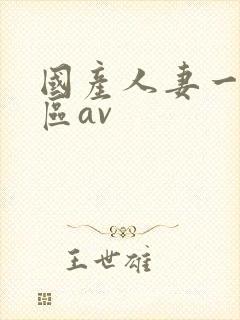 国产人妻一区二区av